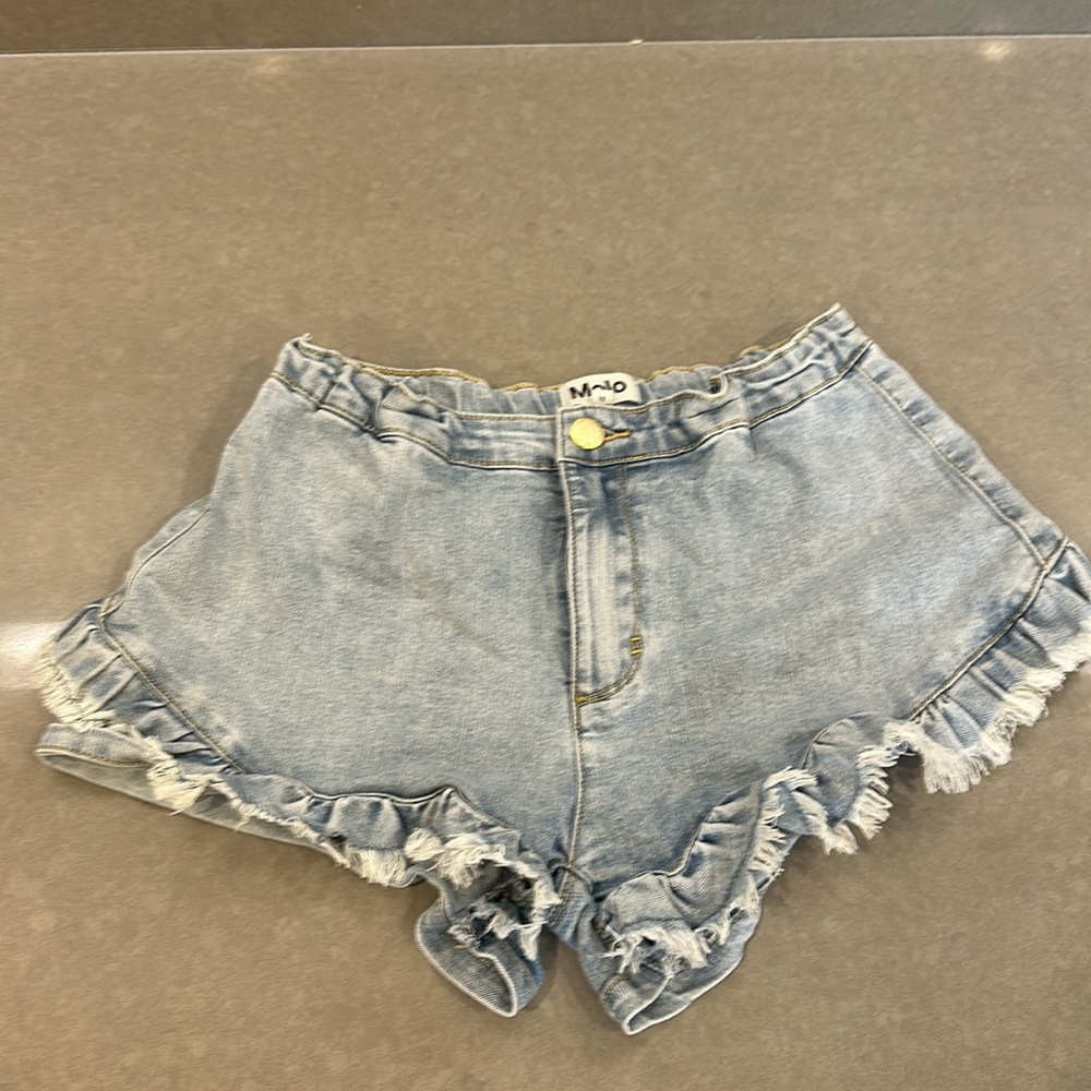 Girls Molo denim shorts size 16